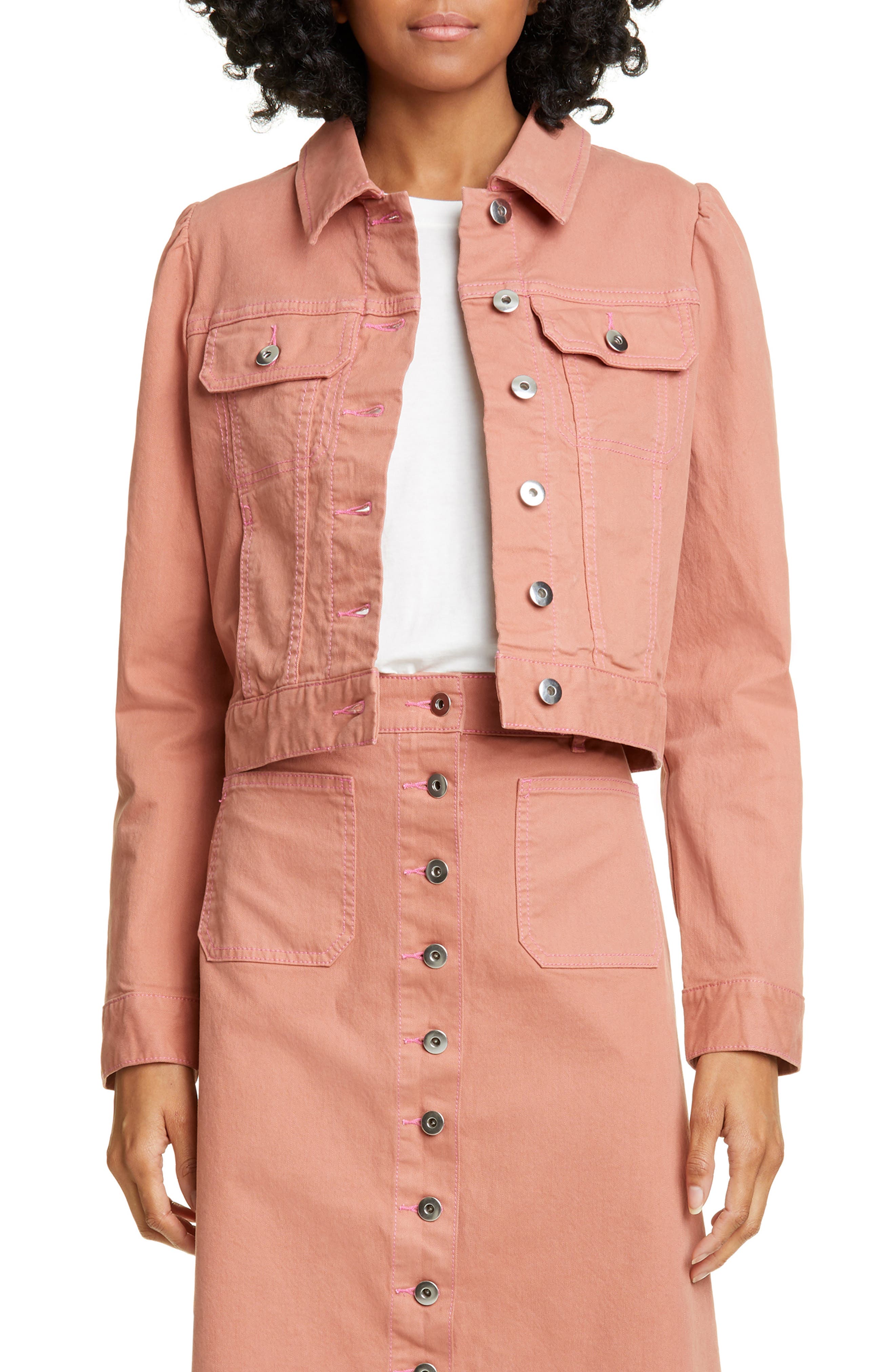 crop denim jacket
