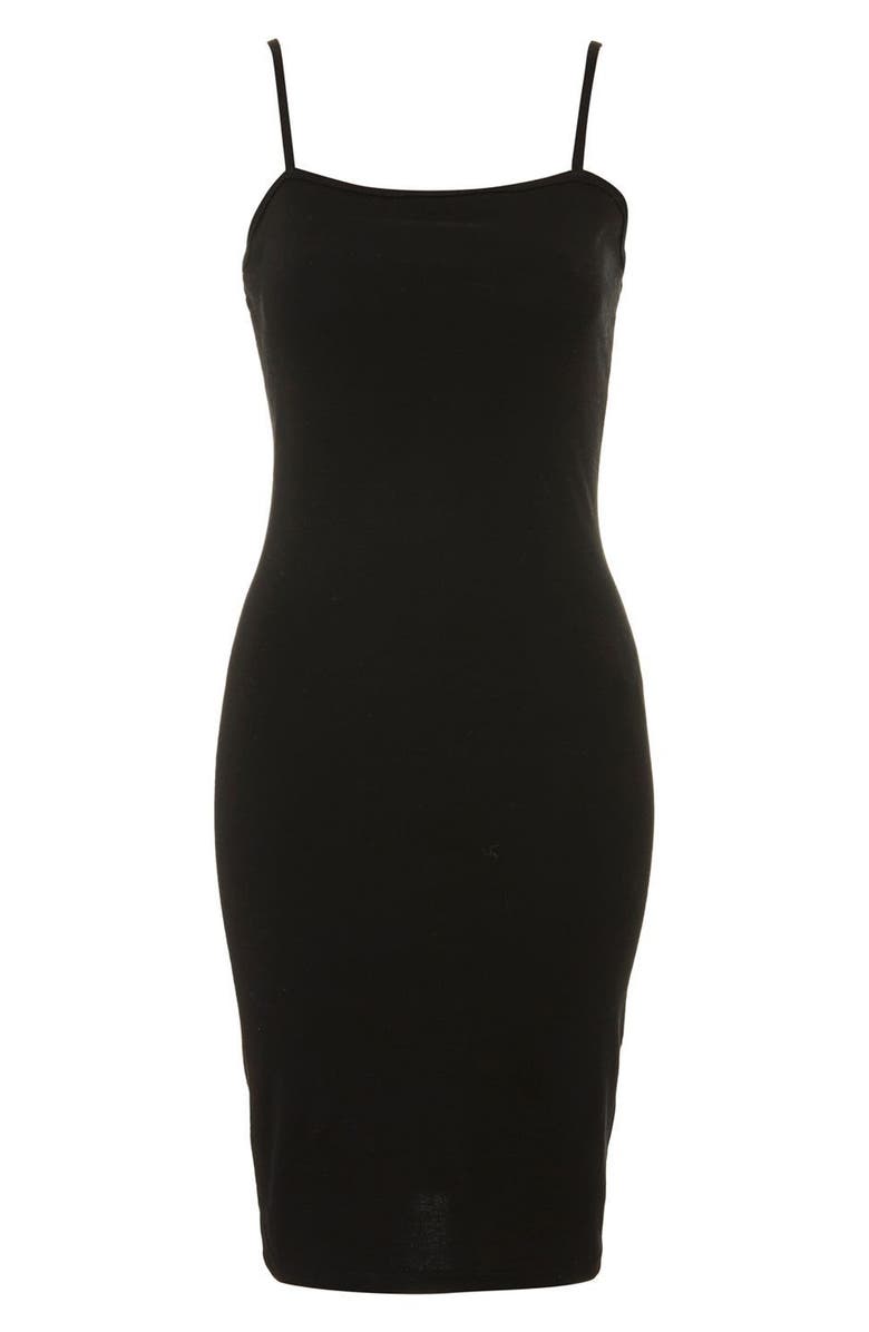 Topshop Body-Con Midi Dress, Alternate, color,