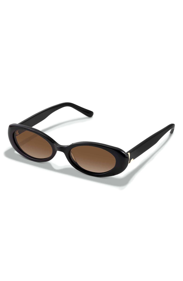 LUV LOU The Morgan 54mm Oval Sunglasses, Alternate, color, 