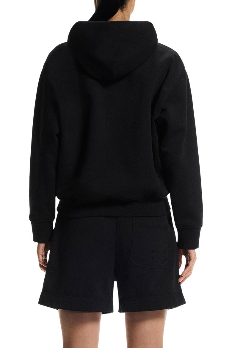 Club Collective Logo Embroidered Hoodie, Alternate, color, BLACK