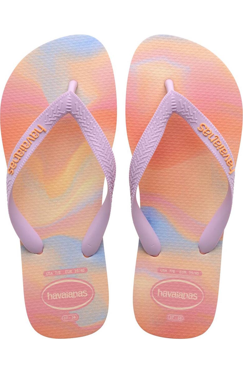 Havaianas Kids' Top Fashion Flip Flop, Main, color, Peach/Peach