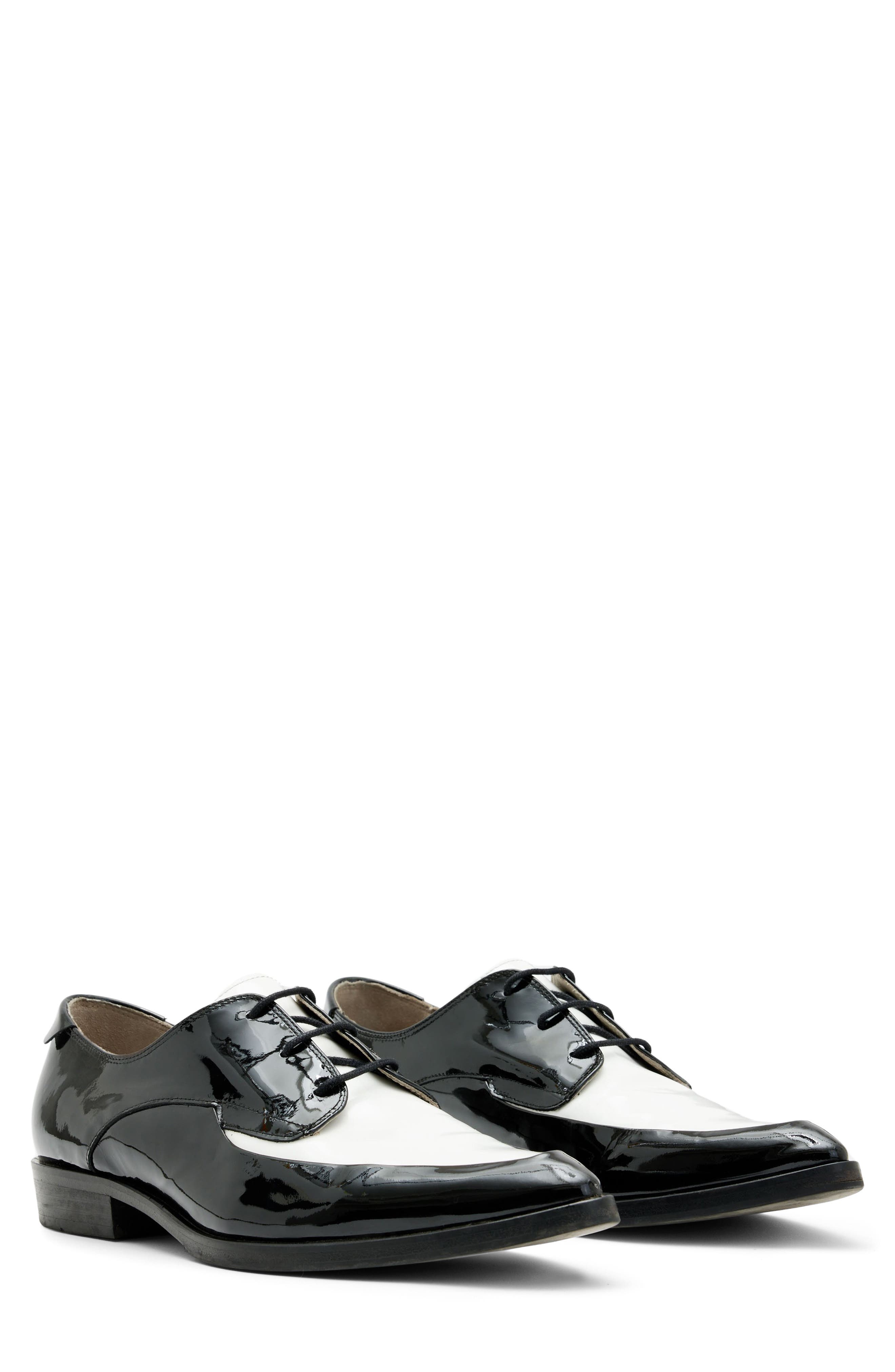 AllSaints Lex Two-Tone Derby, Main, color, 