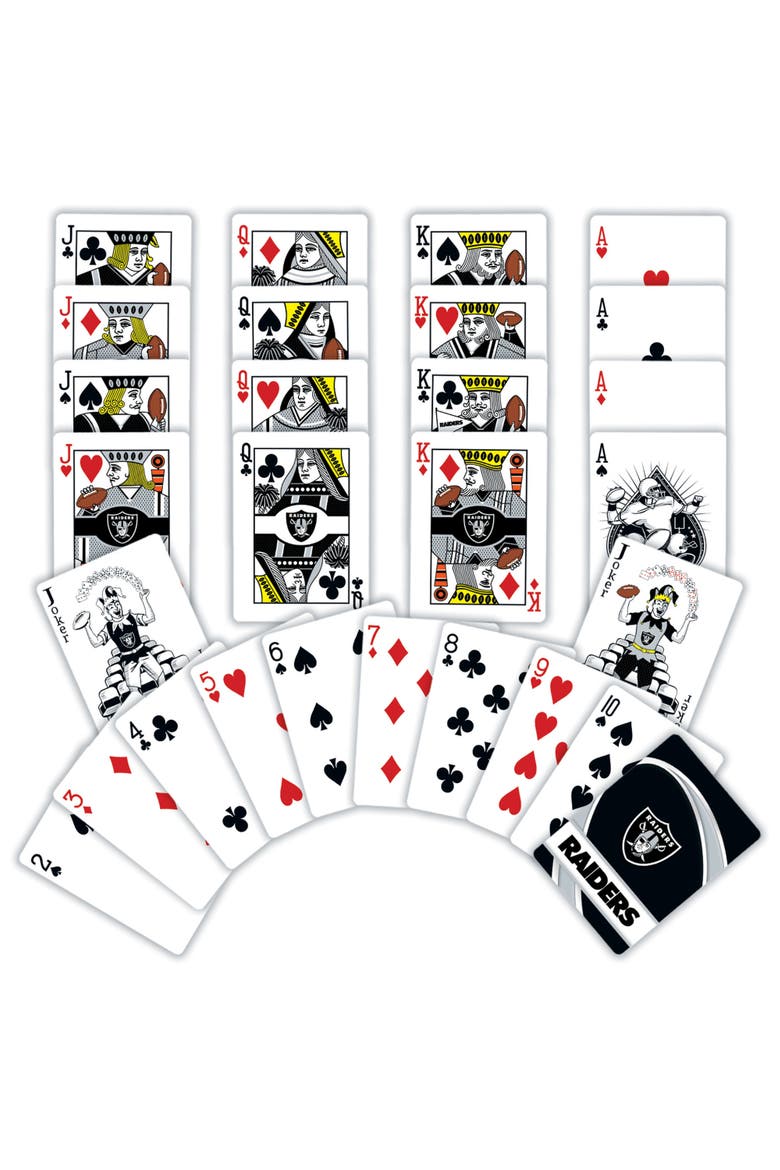 Las Vegas Raiders Playing Cards, Alternate, color, Multicolor