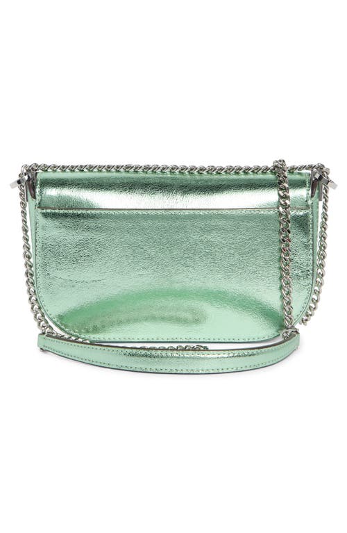 Kate Spade New York Krista Metallic Chain Flap Crossbody Bag In Blue