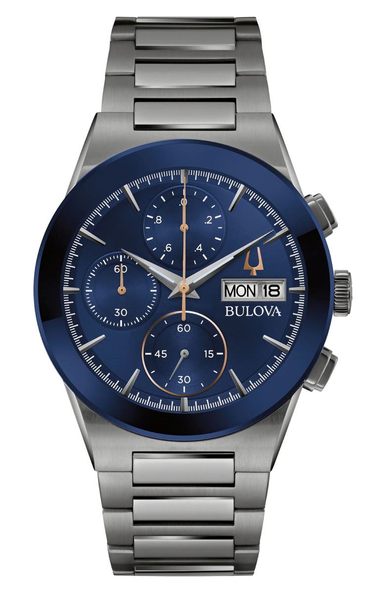 BULOVA Millennia Bracelet Watch, 41mm, Main, color, Gray