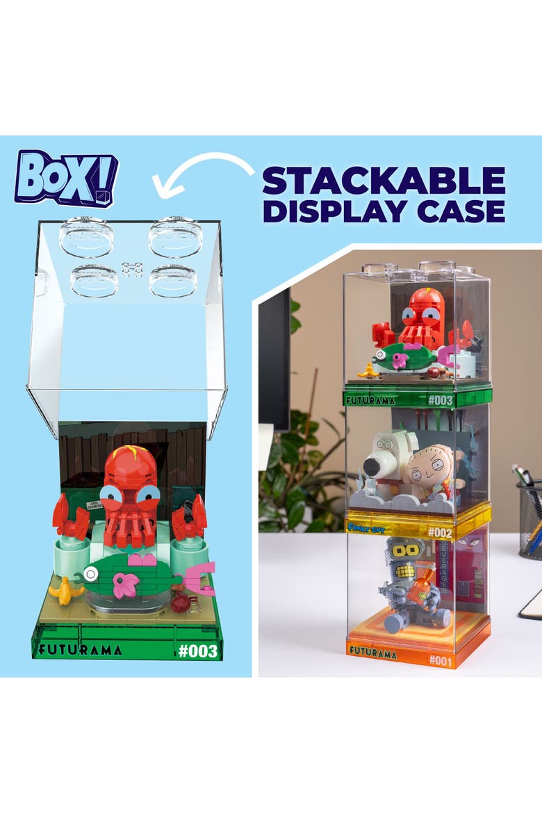 Futurama Dr. Zoidberg BOX! #003 Building Set, Alternate, color, Red