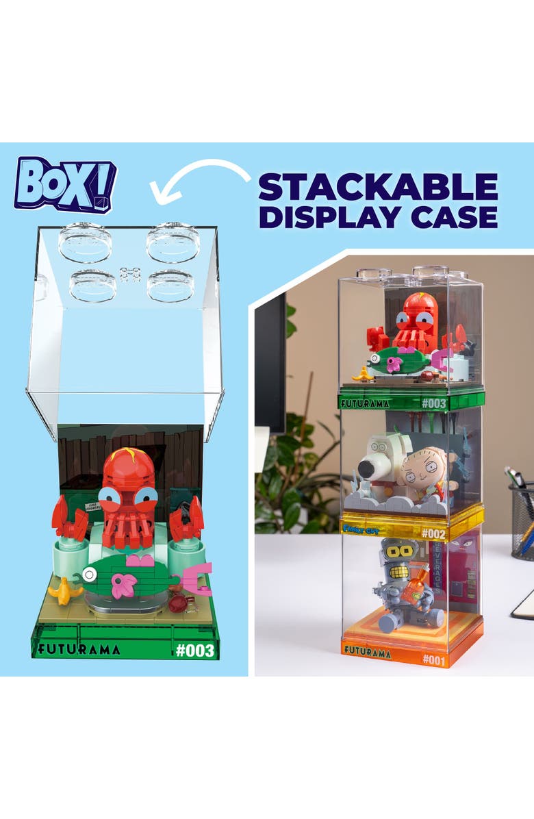 Brickcraft Futurama Dr. Zoidberg BOX! #003 Building Set, Alternate, color, Red