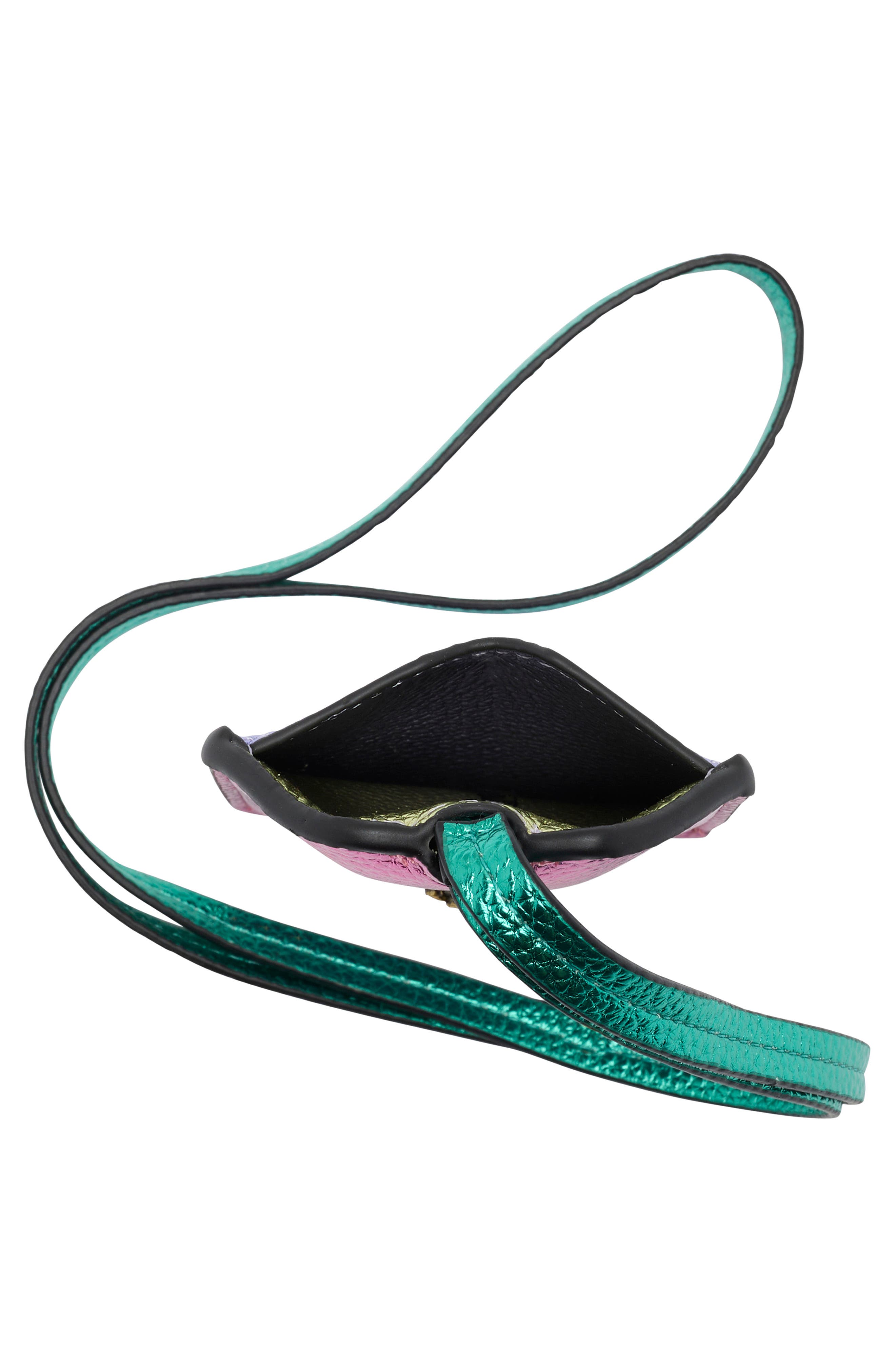 Kurt Geiger London Southbank Tag Lanyard, Alternate, color, Pink Multi