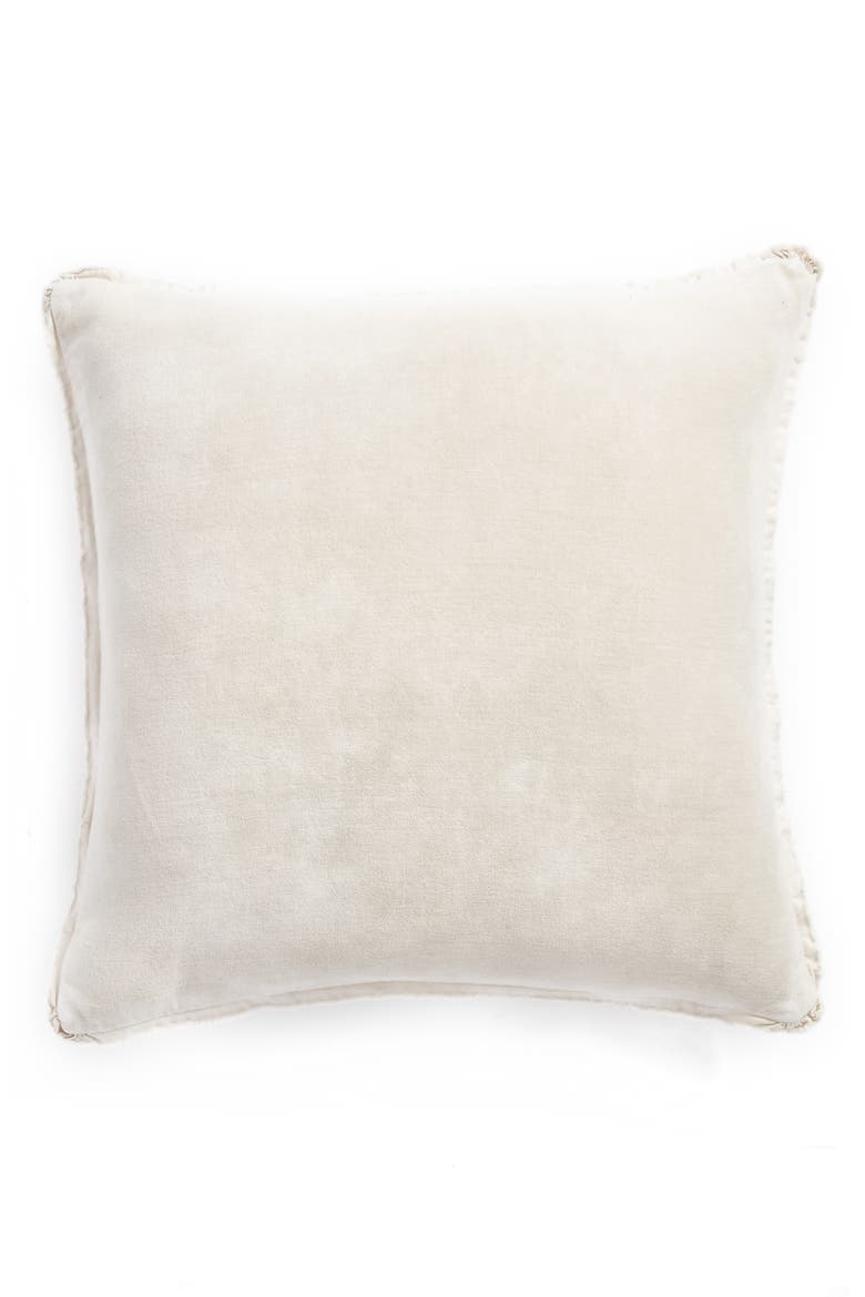 Stonewash Velvet Accent Pillow, Main, color, GREY CHIME