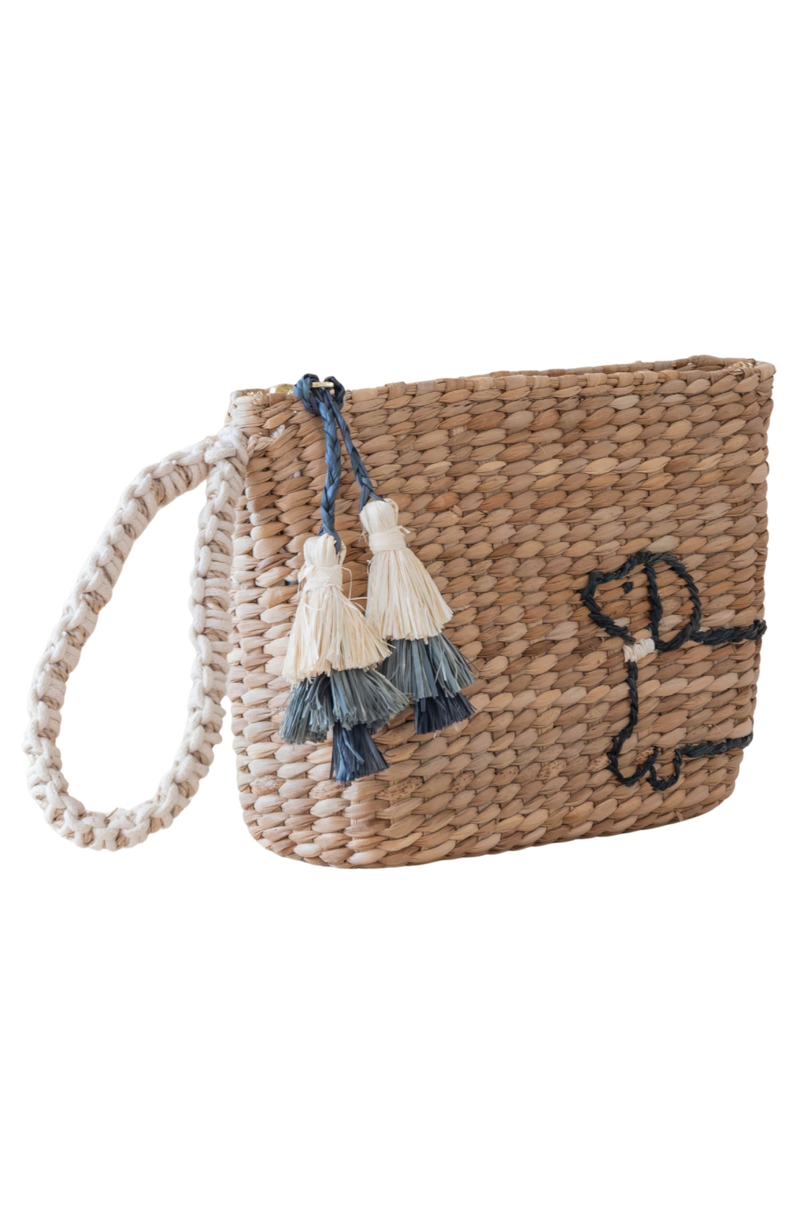 LIKHA Dachshund Embroidered Wristlet, Alternate, color, 