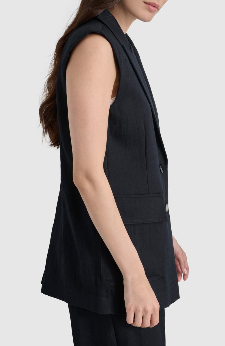 DKNY Longline Vest, Alternate, color, 