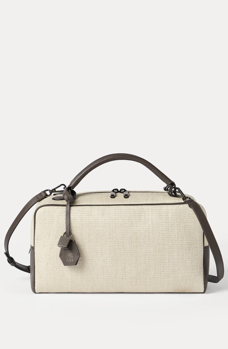 Brunello Cucinelli Explorer Boston bag, Alternate, color, Rope