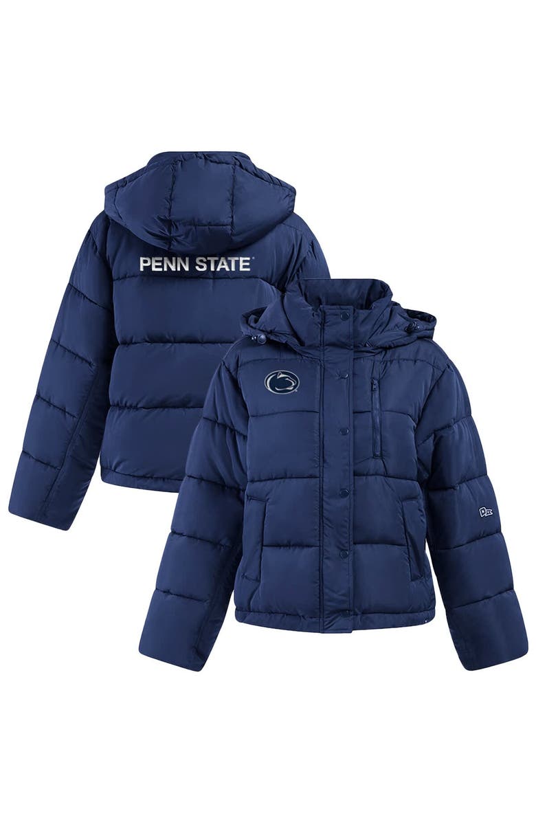 Hype and Vice Women's Hype and Vice Navy Penn State Nittany Lions Full-Zip Puffer Jacket, Main, color, Navy