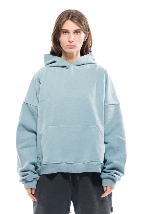 Toit Volant Oversize Wide Hoodie In Blue