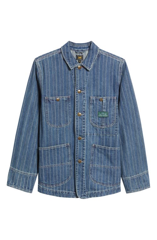 PAUL SMITH PAUL SMITH + LEE STRIPE DENIM CHORE COAT