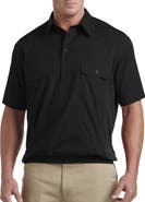 Harbor Bay by DXL Banded-Hem Polo Shirt