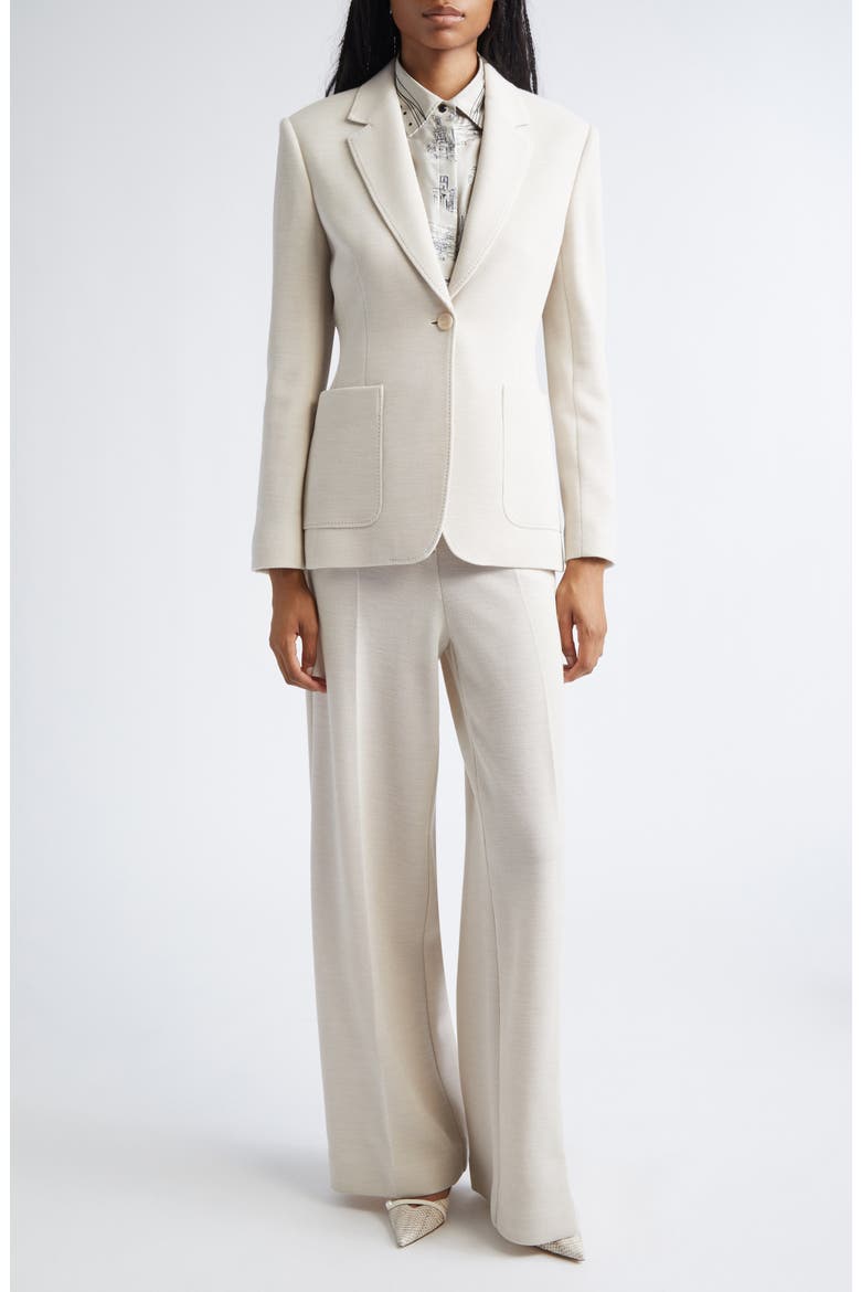 Utilita Virgin Wool Blazer, Alternate, color, IVORY