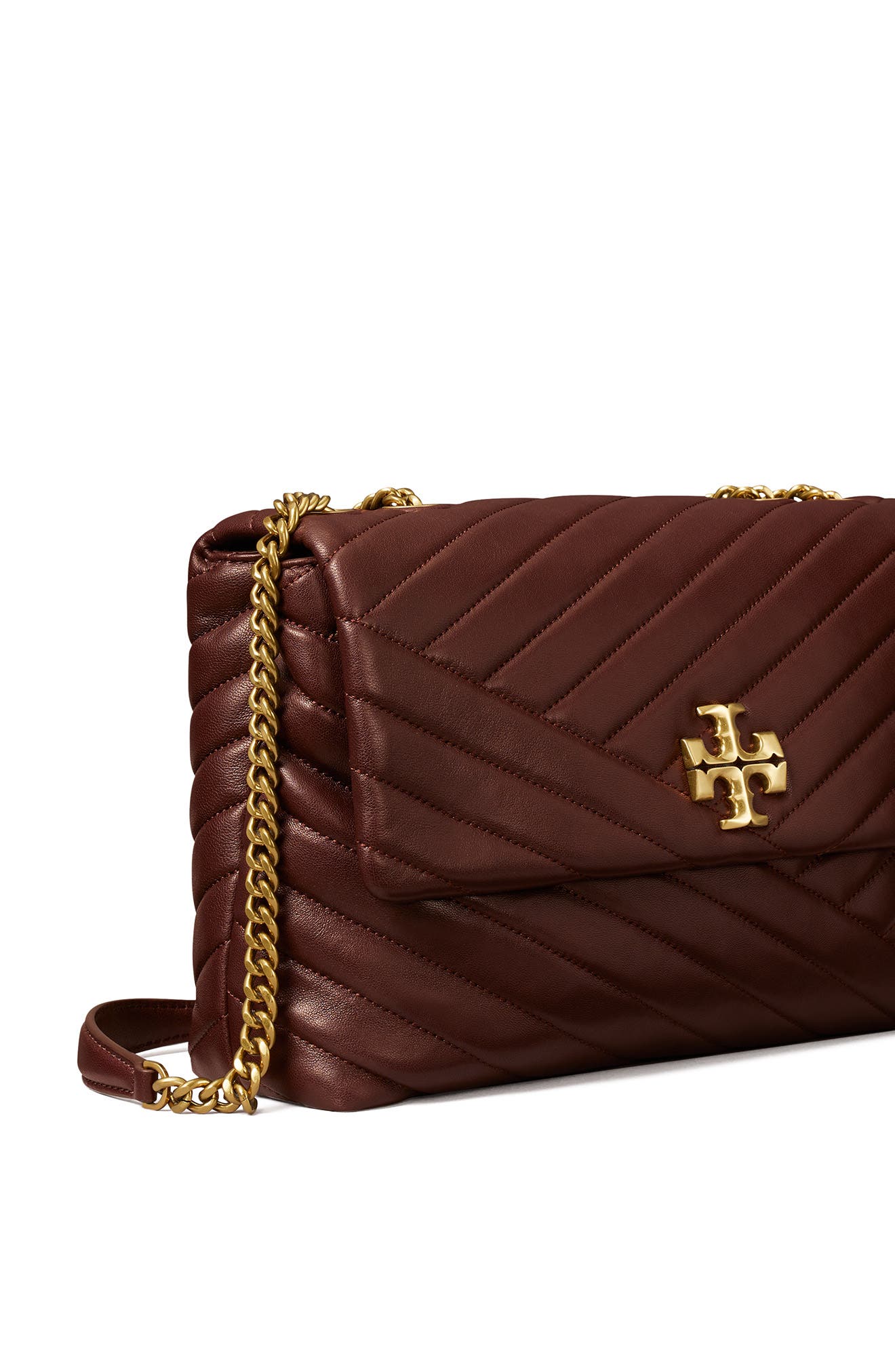 Kira Chevron Convertible Shoulder Bag, Alternate, color, TEMPRANILLO
