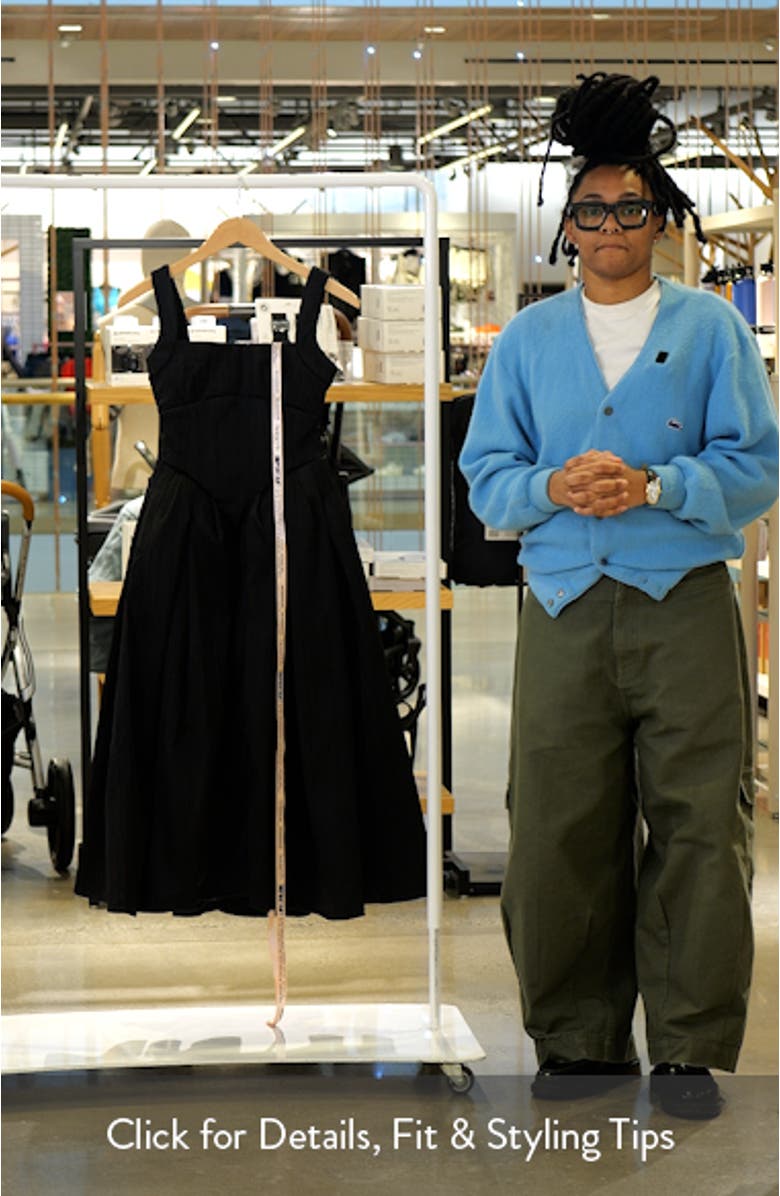 Isabeau Voluminous Fit & Flare Midi Dress, sales video thumbnail