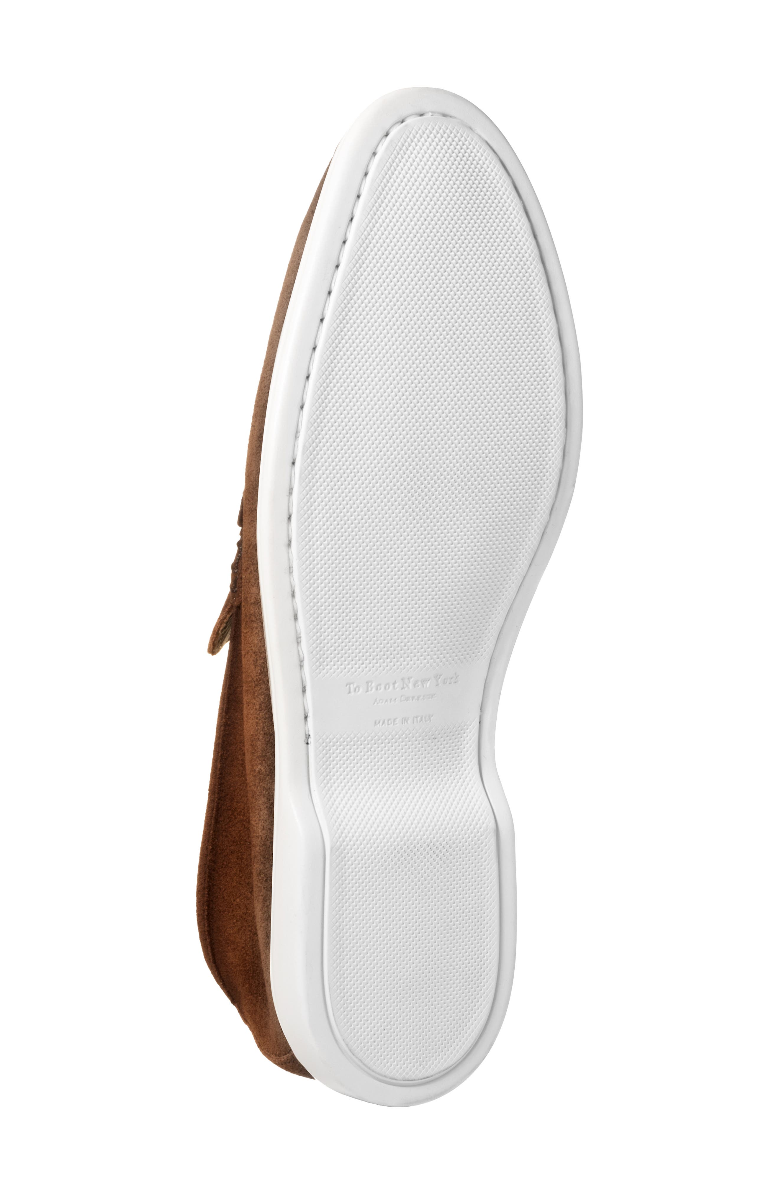 TO BOOT NEW YORK Starr Moc Toe Loafer, Alternate, color, Chocolate Brown