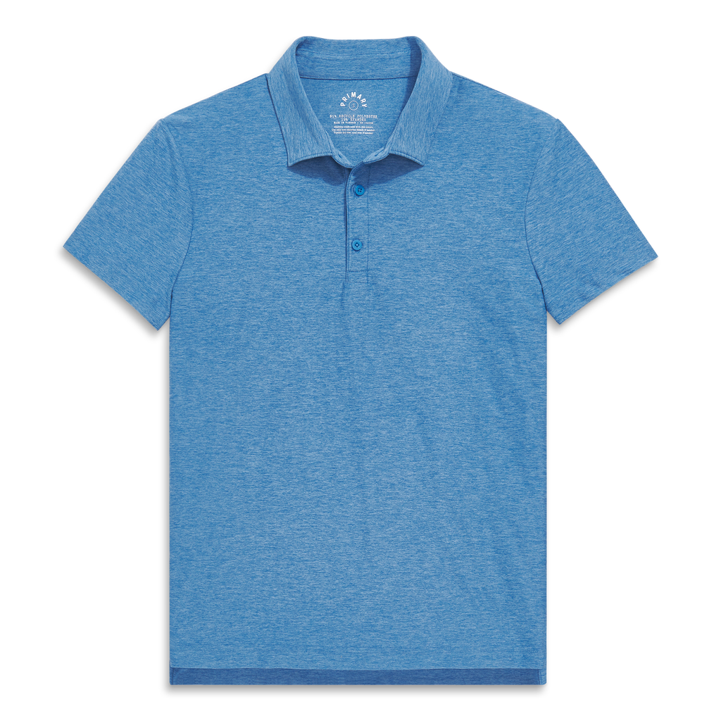 Shop Primary Adult Flexknit Polo In Blueberry