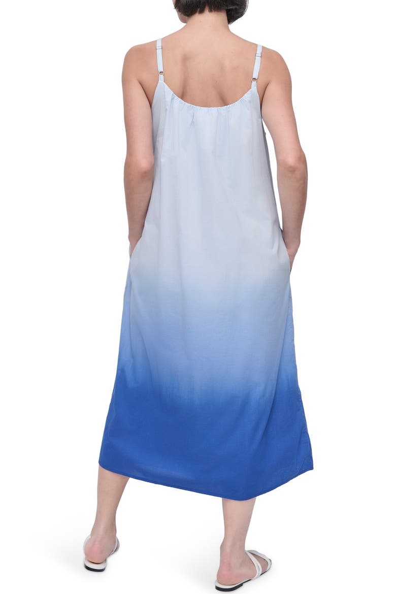 Dip Dye Cotton Voile Dress, Alternate, color, DIP DYE CORNFLOWER