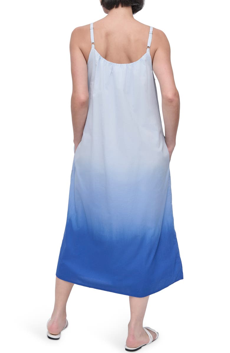 DKNY Dip Dye Cotton Voile Dress, Alternate, color, 
