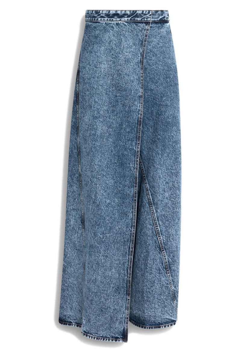 Wide Leg Wrap Jeans, Alternate, color, BLEU NEIGE