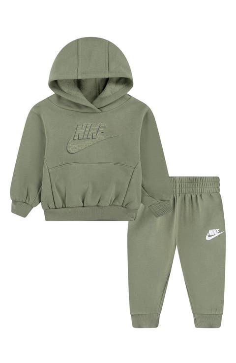 Fleece Pullover Hoodie & Joggers Set (Baby)