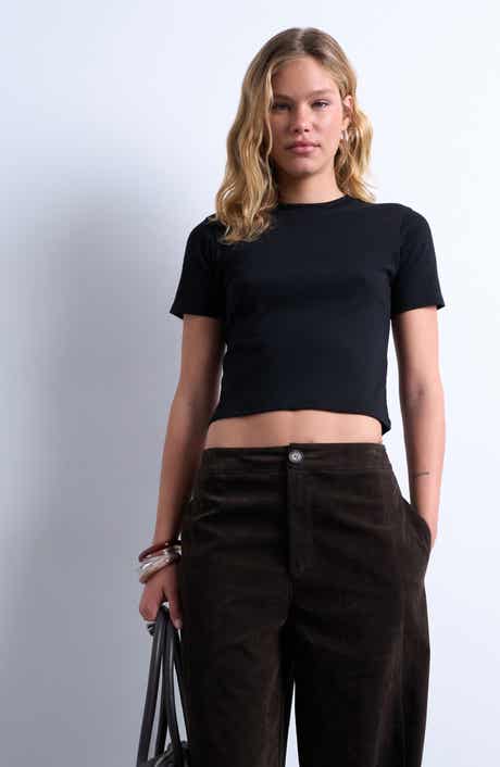 Topshop Everyday Crop Cotton T-Shirt