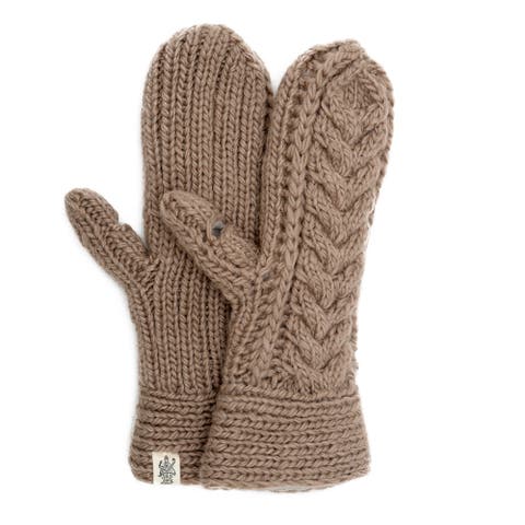 Hand Knit Soho Mittens