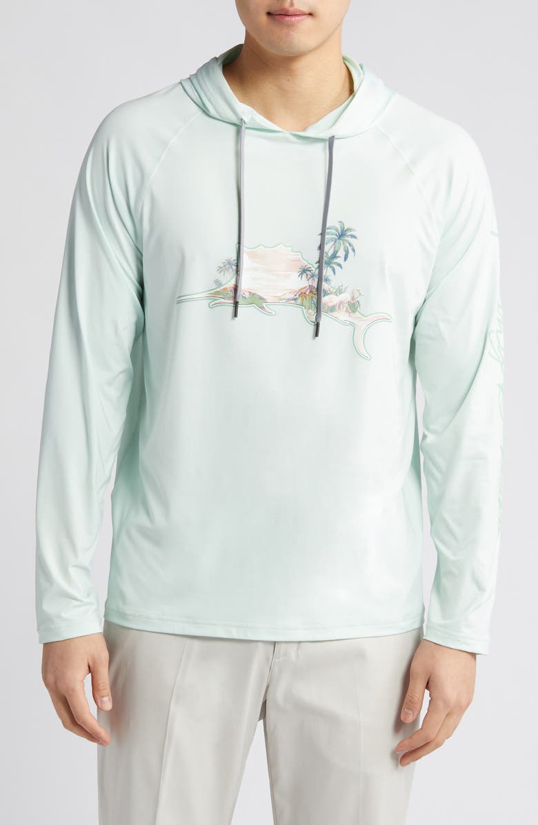 Tommy Bahama Chill Time Misty Botanics IslandZone<sup>®</sup> Hoodie, Main, color, 