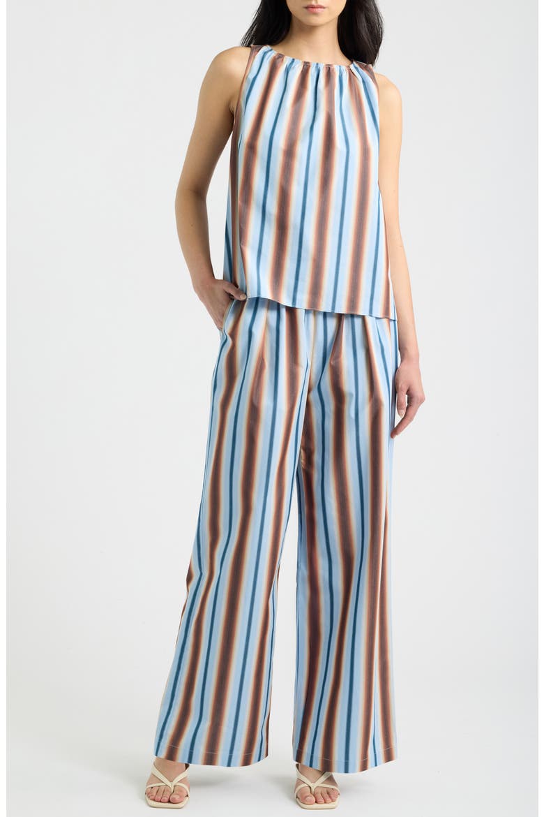 Ashling Striped Wide Leg Pants, Alternate, color, OMBRE STRIPE