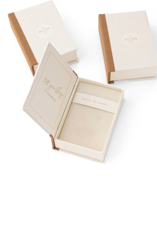 Made By Mary August Birth Flower Necklace In Silver