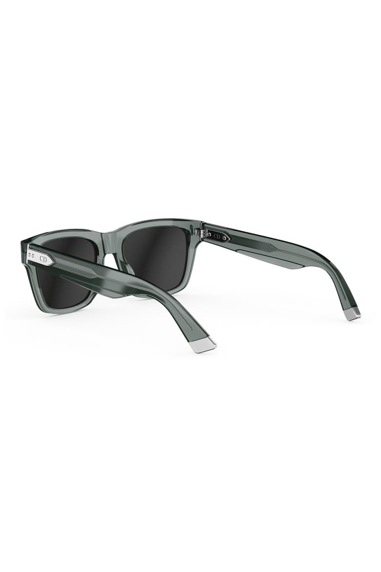 'DiorTailoring S1I 57mm Geometric Sunglasses, Alternate, color, GREY/ OTHER / SMOKE MIRROR