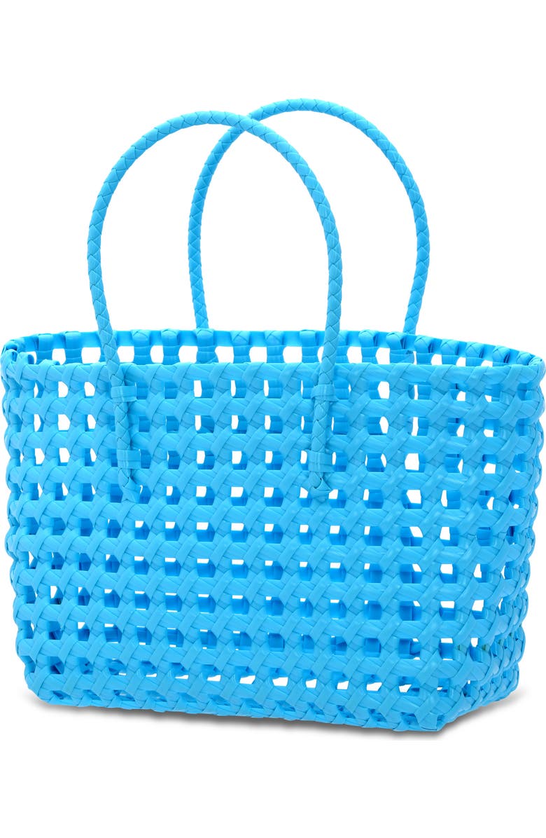 Iscream Kids' Small Woven Tote, Alternate, color, Blue