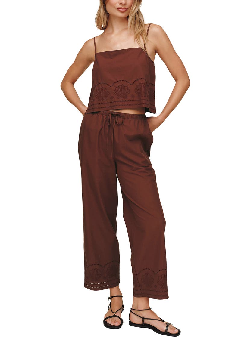 Button Back Camisole, Alternate, color, SEA GLASS BROWN