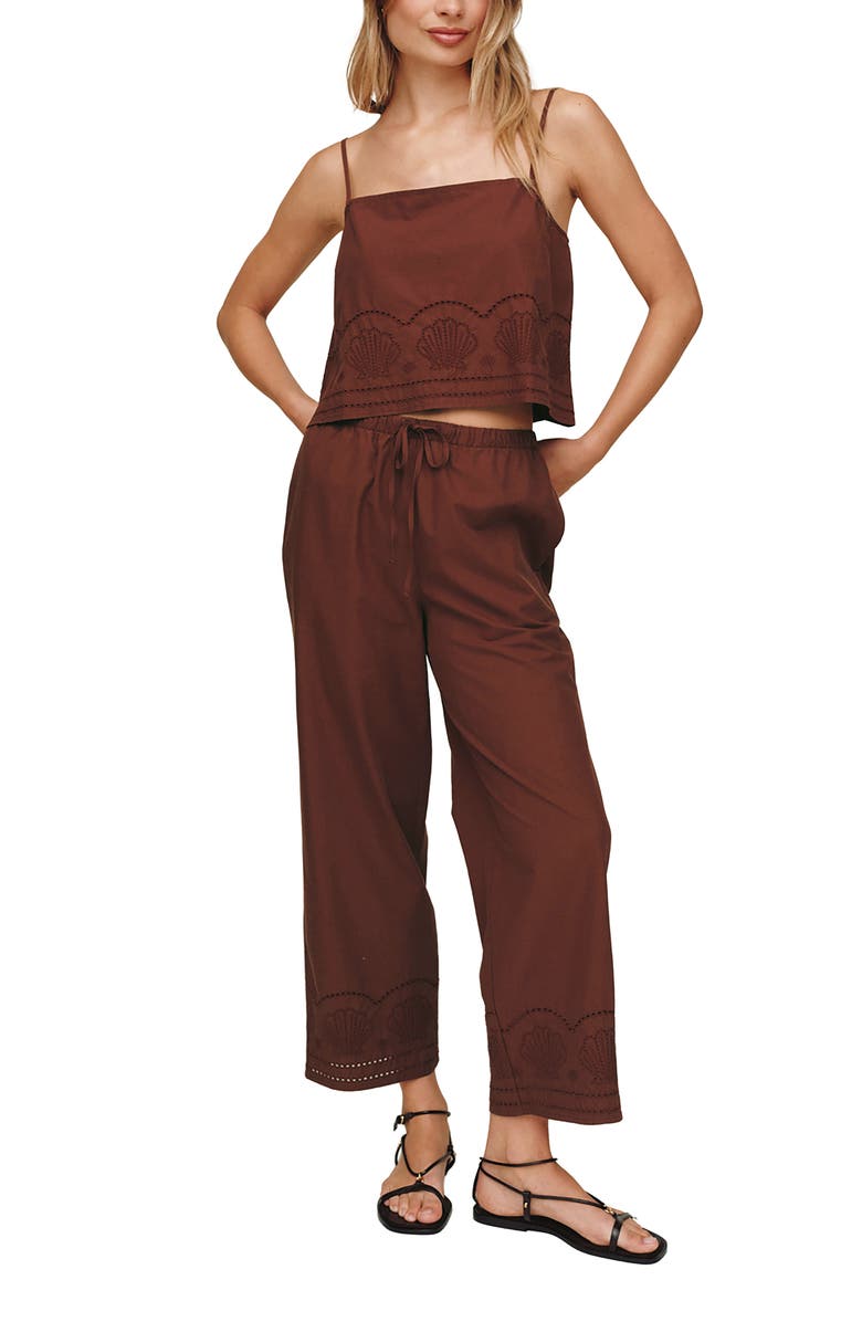 Bella Dahl Button Back Camisole, Alternate, color, Sea Glass Brown