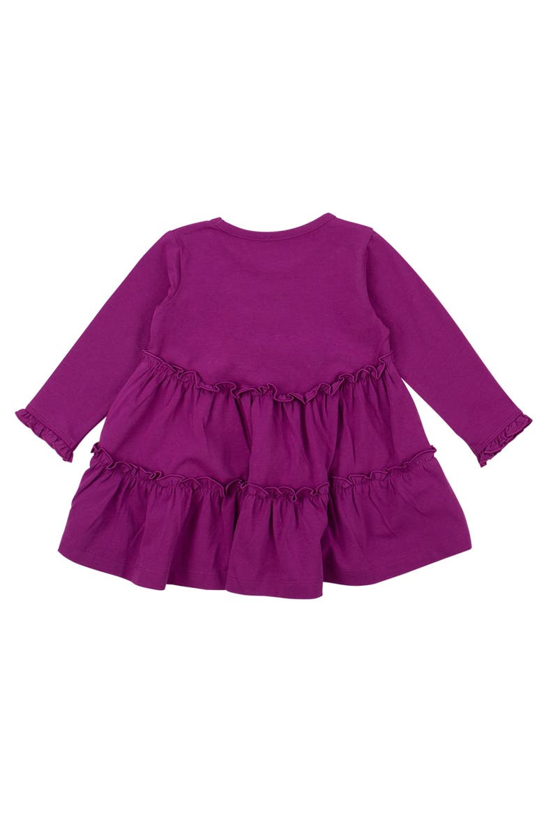 Knit Ruffle Tiered Tunic, Alternate, color, Plum Tart