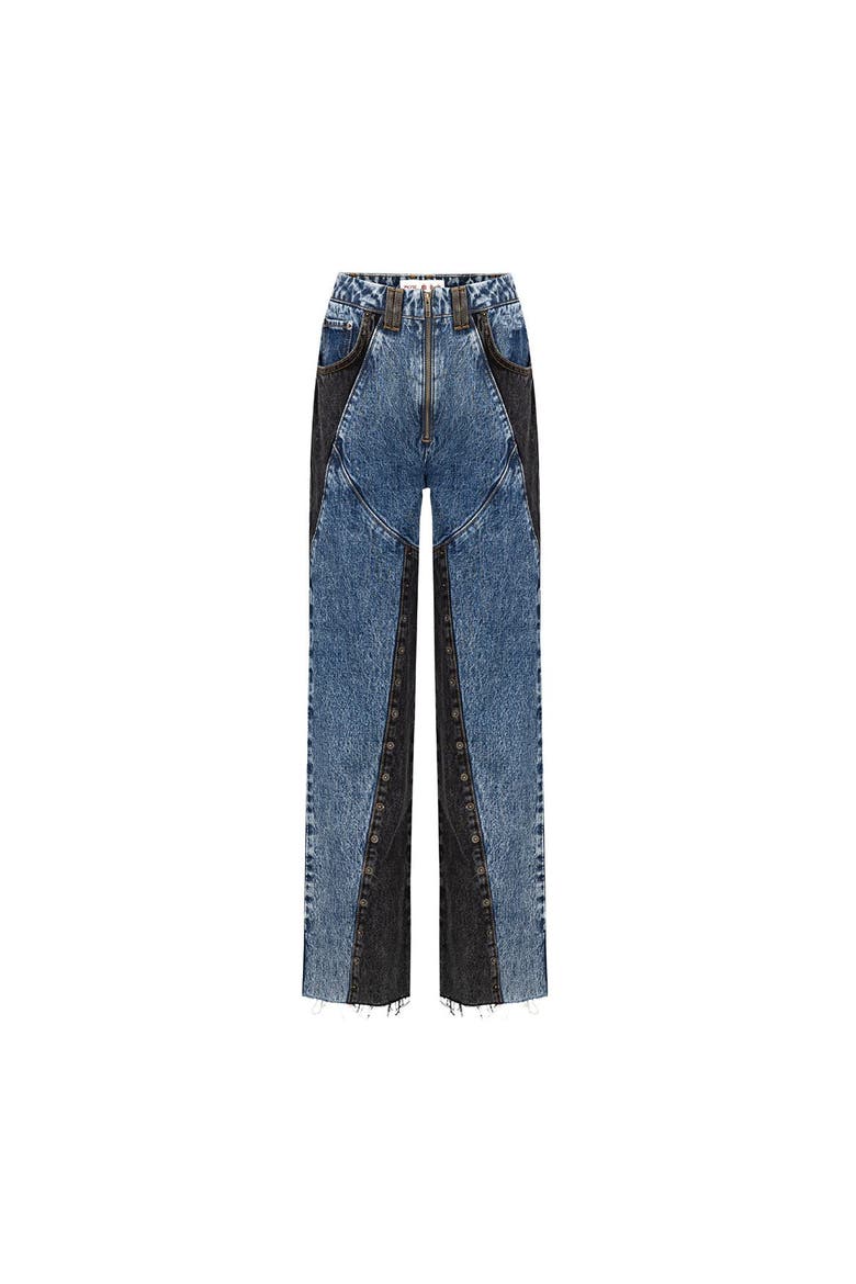 Free Heaven Two Colorway Jeans, Main, color, blue