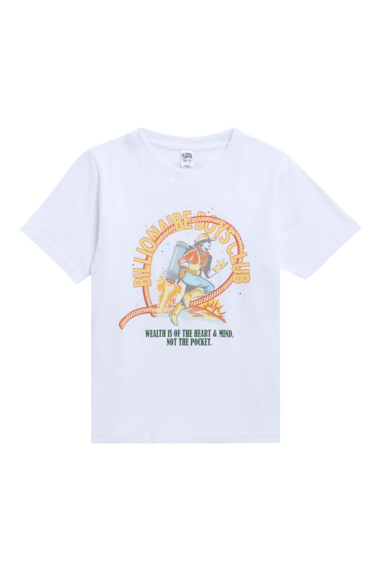 Kids' Old Frontier Cotton Graphic T-Shirt, Main, color, WHITE