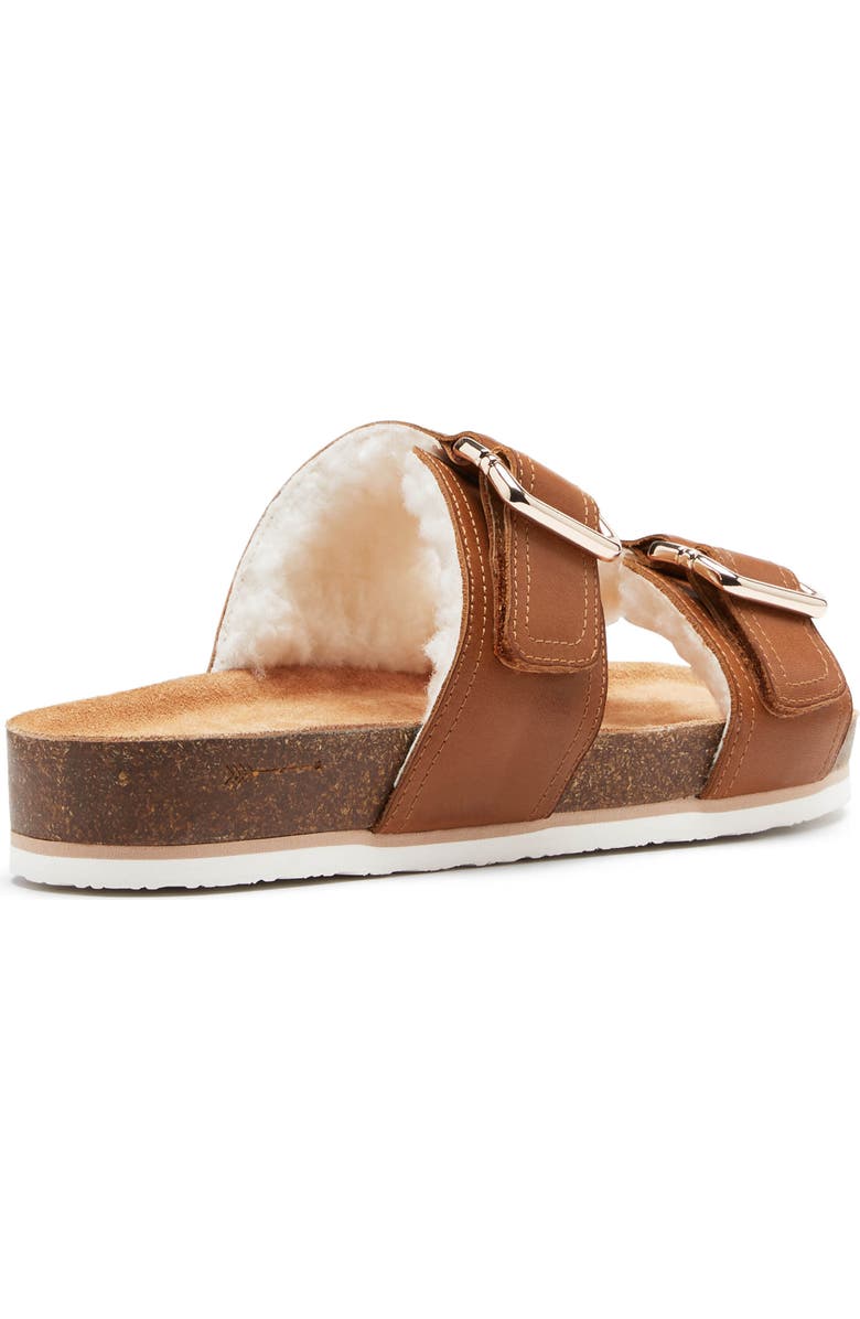 FRANKIE4 Nico Genuine Shearling Sandal, Alternate, color,