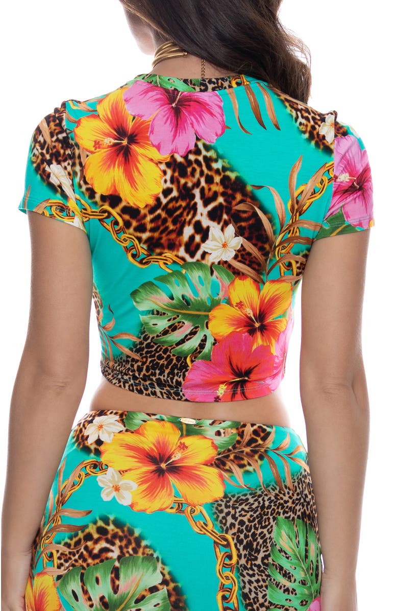 Luli Fama Crop Top, Alternate, color, Floral