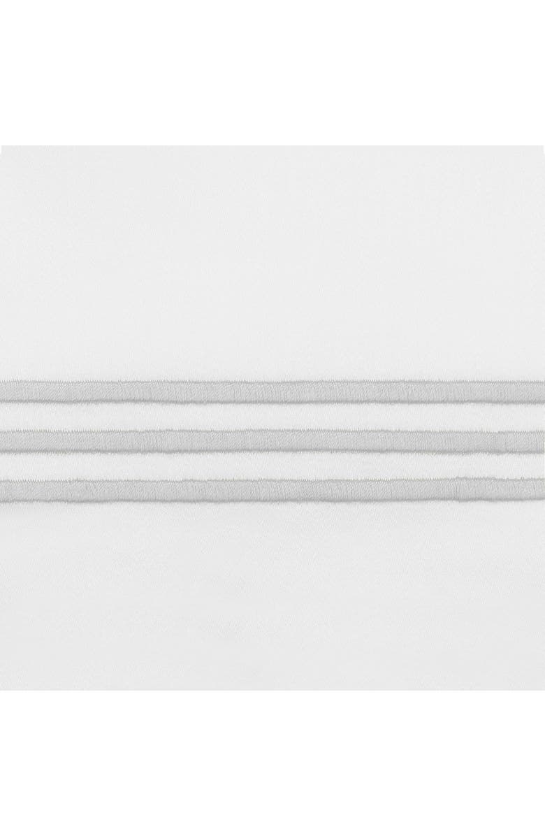 Matouk Bel Tempo Pillow Sham, Alternate, color, Silver