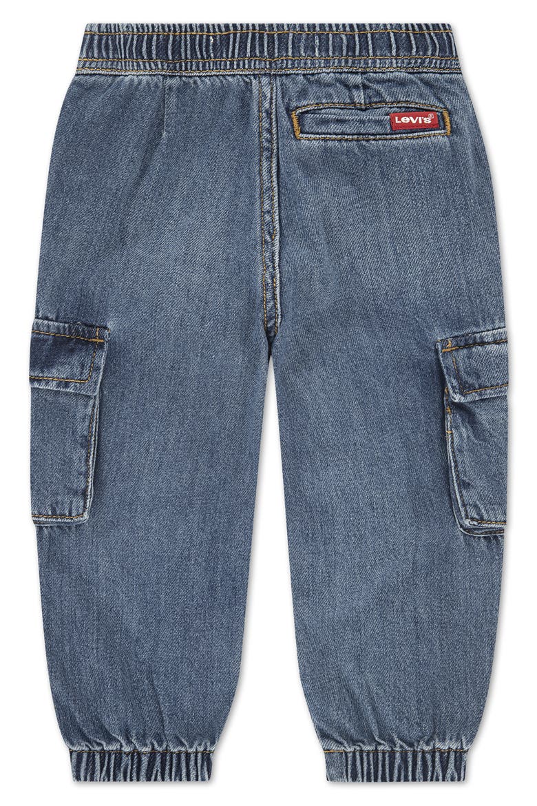 Denim Cargo Joggers, Alternate, color, GOLDENROD