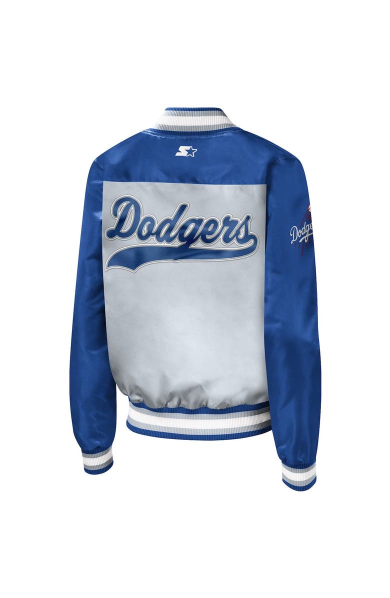 STARTER Women's Starter Silver Los Angeles Dodgers The Legend Full-Snap Jacket, Alternate, color, 