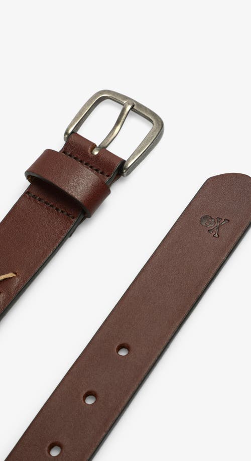 Scalpers Belga Belt In Brown