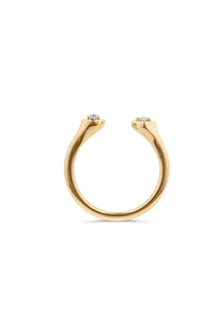 Sugar+Spice Horseshoe Ring, Alternate, color, Yellow Gold