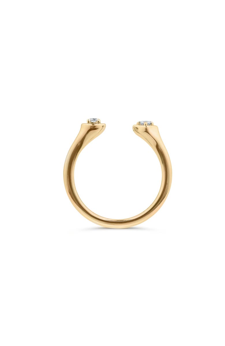 Seed2Stone Sugar+Spice Horseshoe Ring, Alternate, color, Yellow Gold
