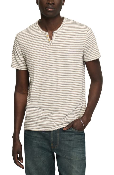 Stripe Venice Burnout Henley